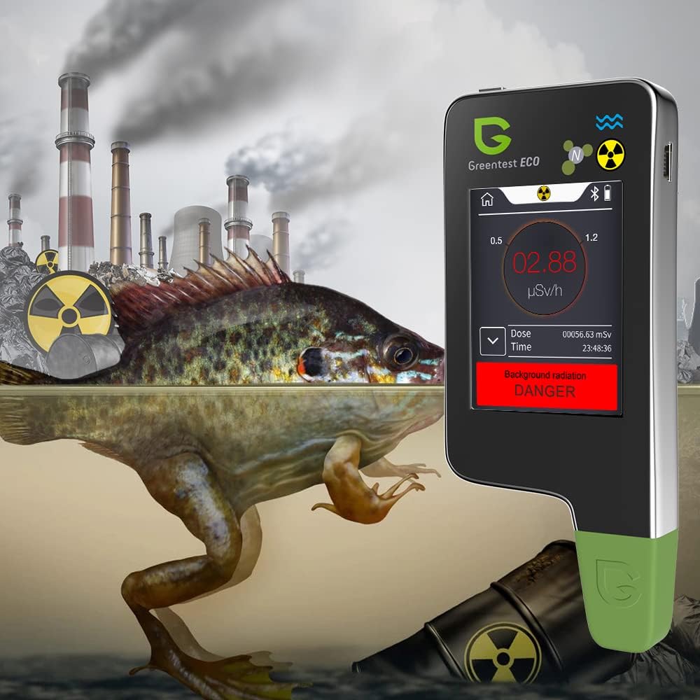 Greentest Eco 5 + contatore di nitrati per pesci Geiger contatore di nitrati per frutta, verdura, carne e acqua TDS tester di radiazione contatore Geiger contatore di radiazioni dosimetro