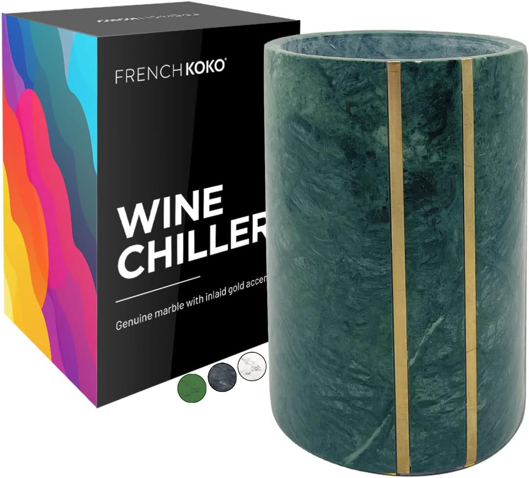 French KOKO Marble Wine Chillers, Wine Utensil, Table Top