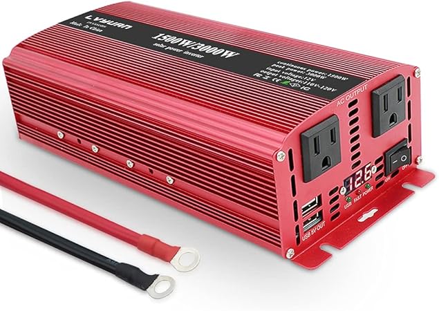 Amazon 9月18 23日全店10 Off クーポンあり Ipowerbingo インバーター 12v 定格 1500w 最大 3000w Dc12v 直流 Ac100v 交流 変換 カーインバーター キャンプ 車中泊グッズ 自動車 船 災害対策 地震 防災用品 日本語説明書付き インバーター コンバーター 車