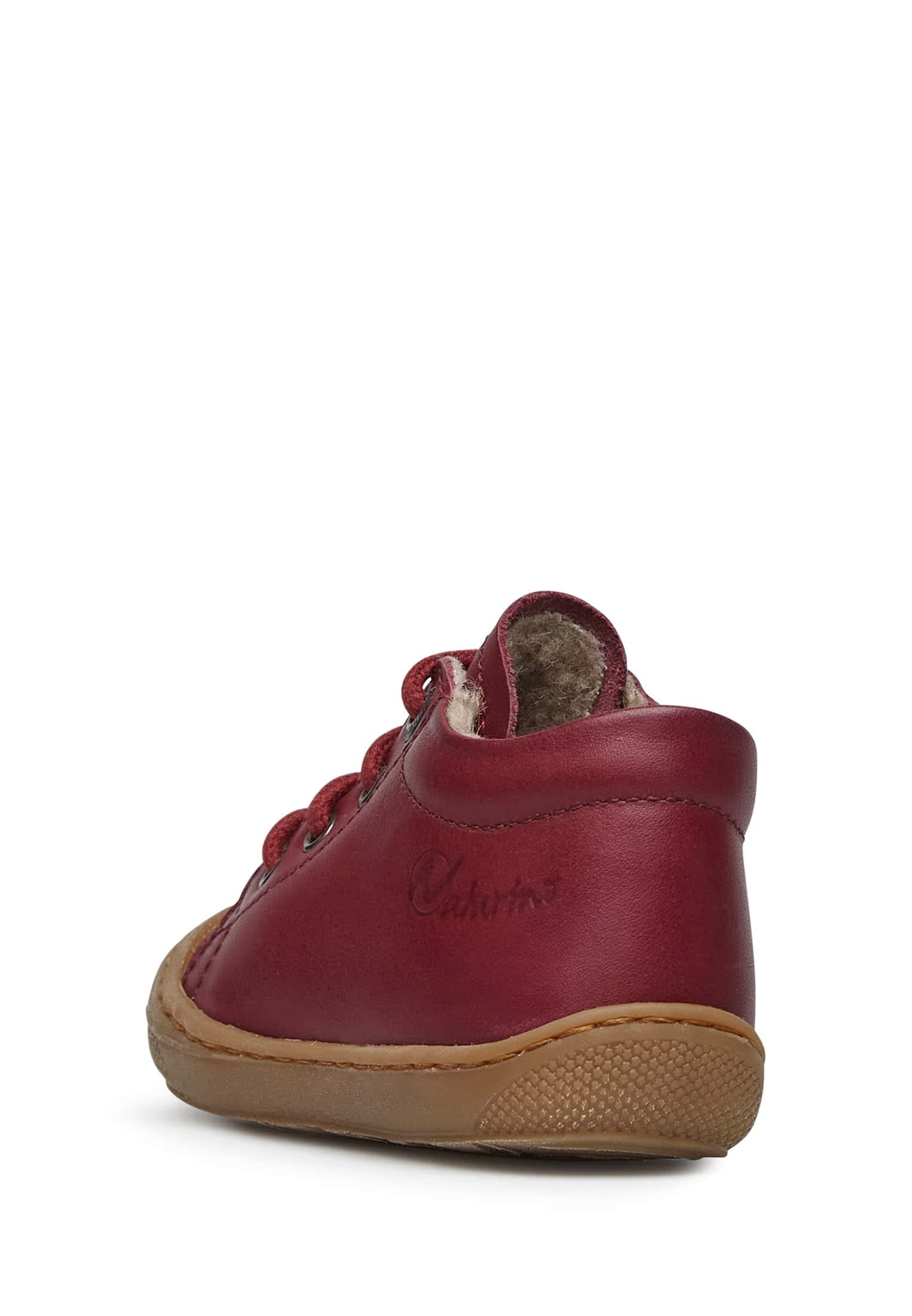 Naturino Scarpine Primi Passi in Nappa con Fodera in Lana, Bordeaux 20