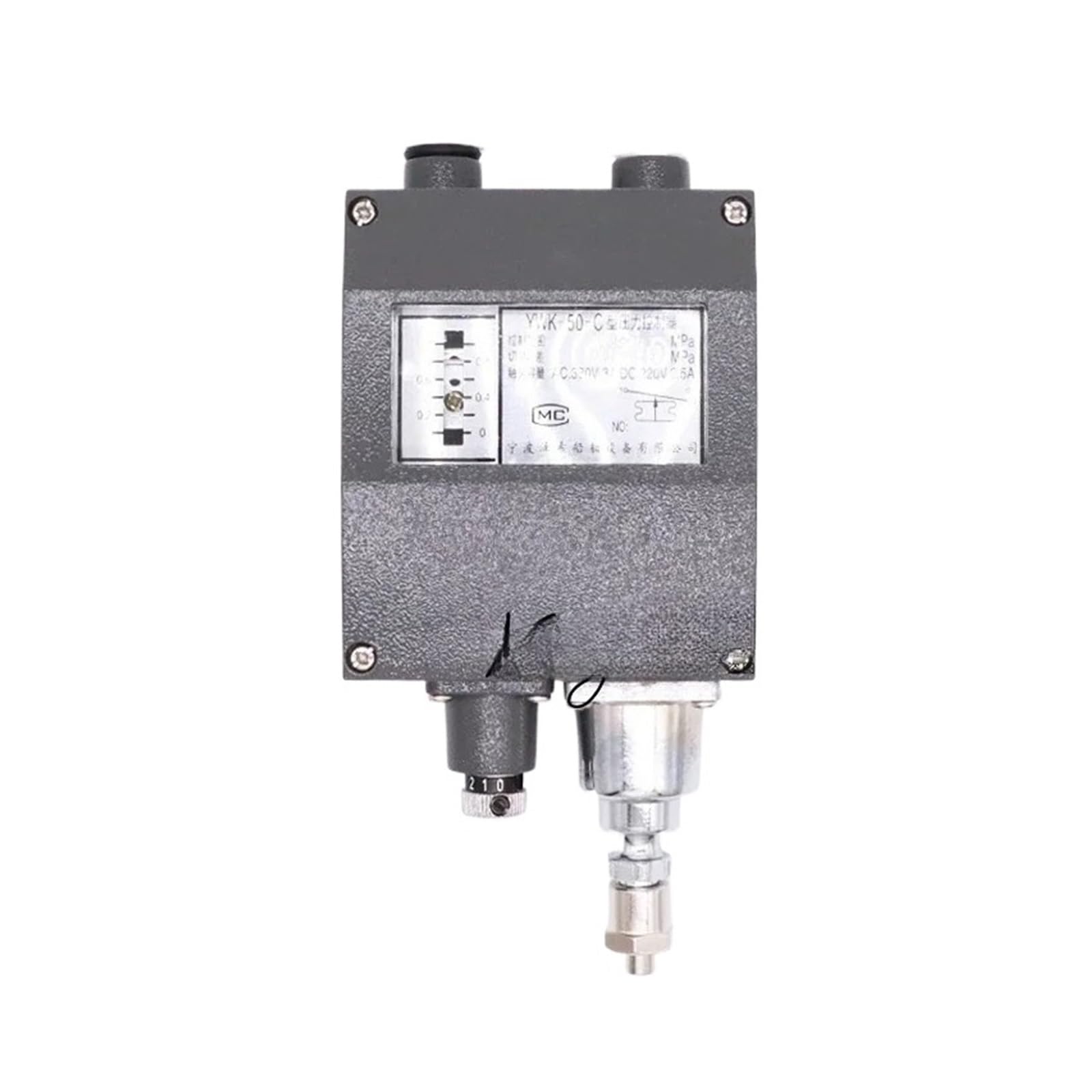 Pressostat YWK-50-C relais contrôleur de pression 1/2MPa 0-2.0mpa pour compresseur