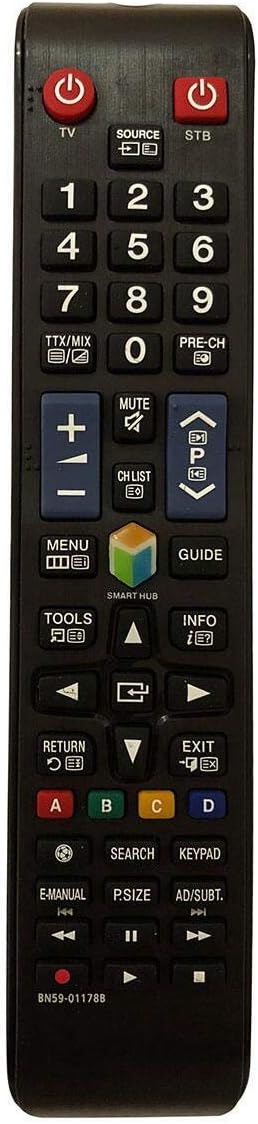 Universal Remote Control for Samsung TV Remote, Samsung Smart TV Remote, All Samsung LCD LED QLED SUHD UHD HDTV 3D Smart TVs(SAM03)