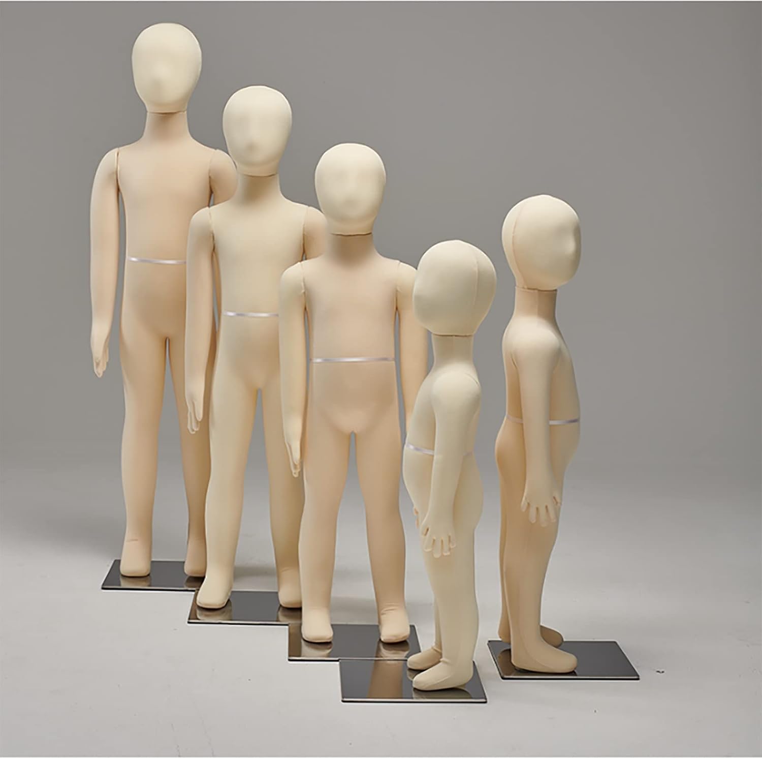 Soft Child Mannequin Full Body Dress Form Sewing Dress Model, 1 2 3 4 5 6 7 8 9 10 11 12 13 14 Years Old Kids, Upright Flexible Dummy Manikin Model with Arms & Legs (11 Years Old