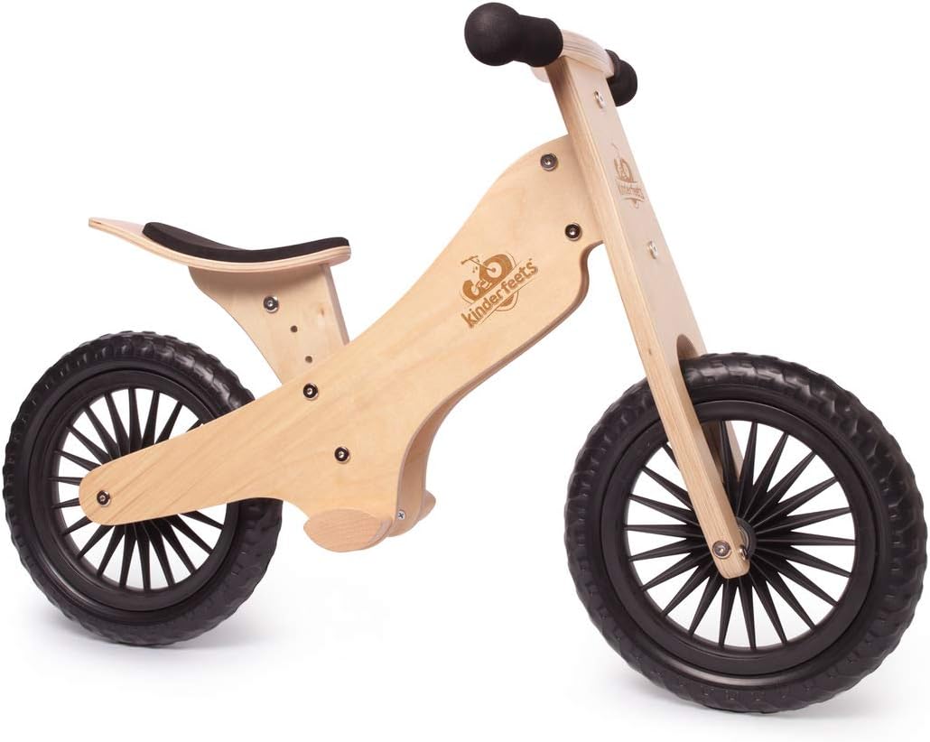 Kinderfeets Balance Bike - Wooden Balance Bike | Sustainable and Eco-Friendly | Adjustable Riding Balance Toy for Kids and Toddlers