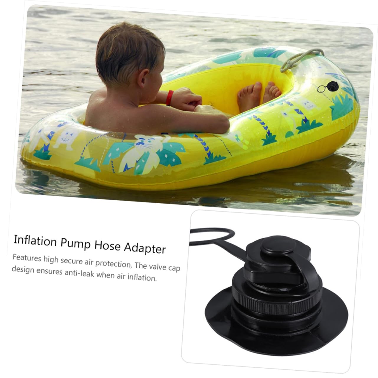 4 Pack TPU Spiral Air Valves – Replacement For Boston Valves On Inflatable Boats, Kayaks, Dinghies | Easy Tool-Free Installation
