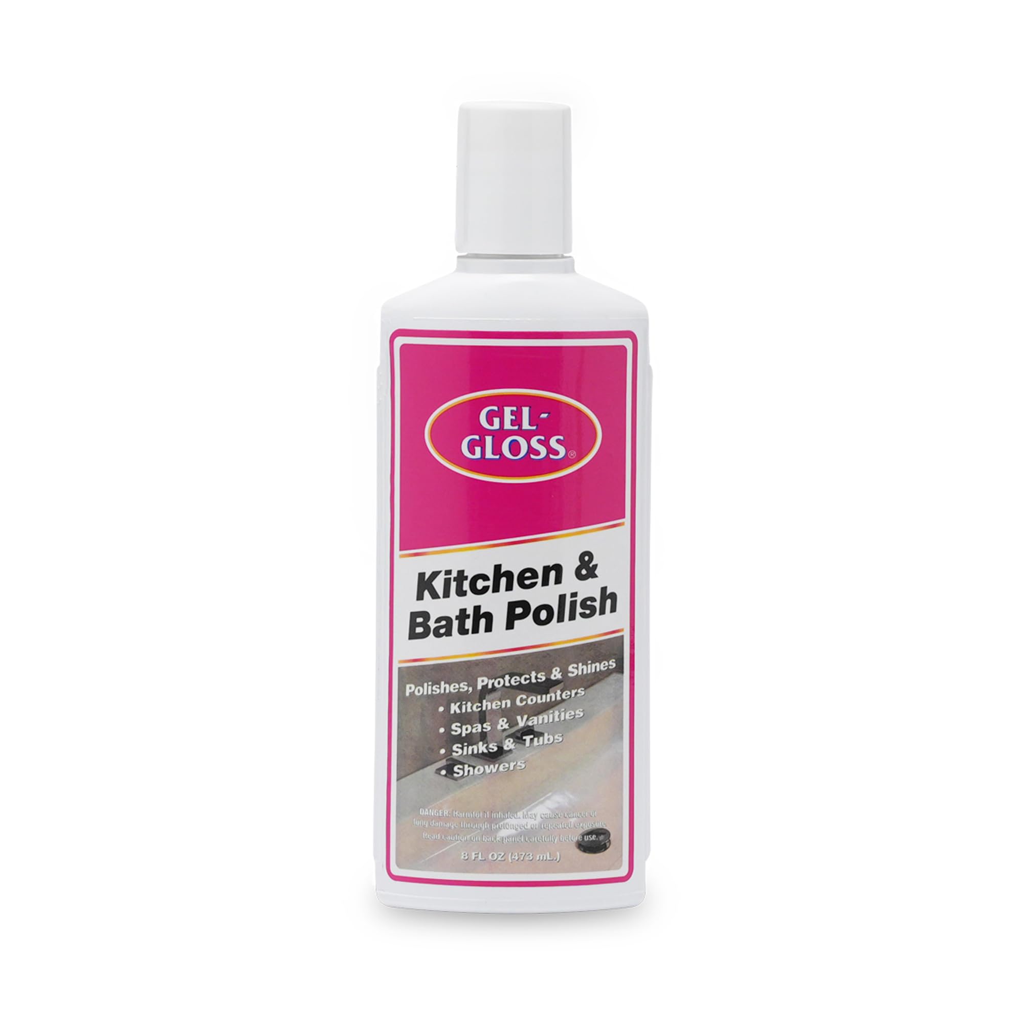 TRIndustries Gel-Gloss Kitchen and Bath Cream Wax Polish, 8 Fluid Ounces -GG-8