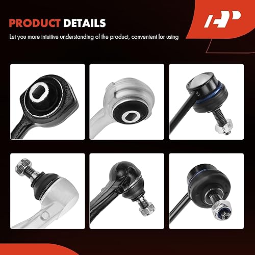 Miniatura 8 de A-Premium Kit de suspensión delantera, barra estabilizadora superior e inferior, compatible con Mercedes Benz C230240280320350 2001-2007 y