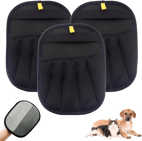 Miniatura 9 de Guantes eliminadores de pelo de mascotas, guantes de eliminación estática mejorados para pelo de mascotas, gatos y perros, herramienta de 1