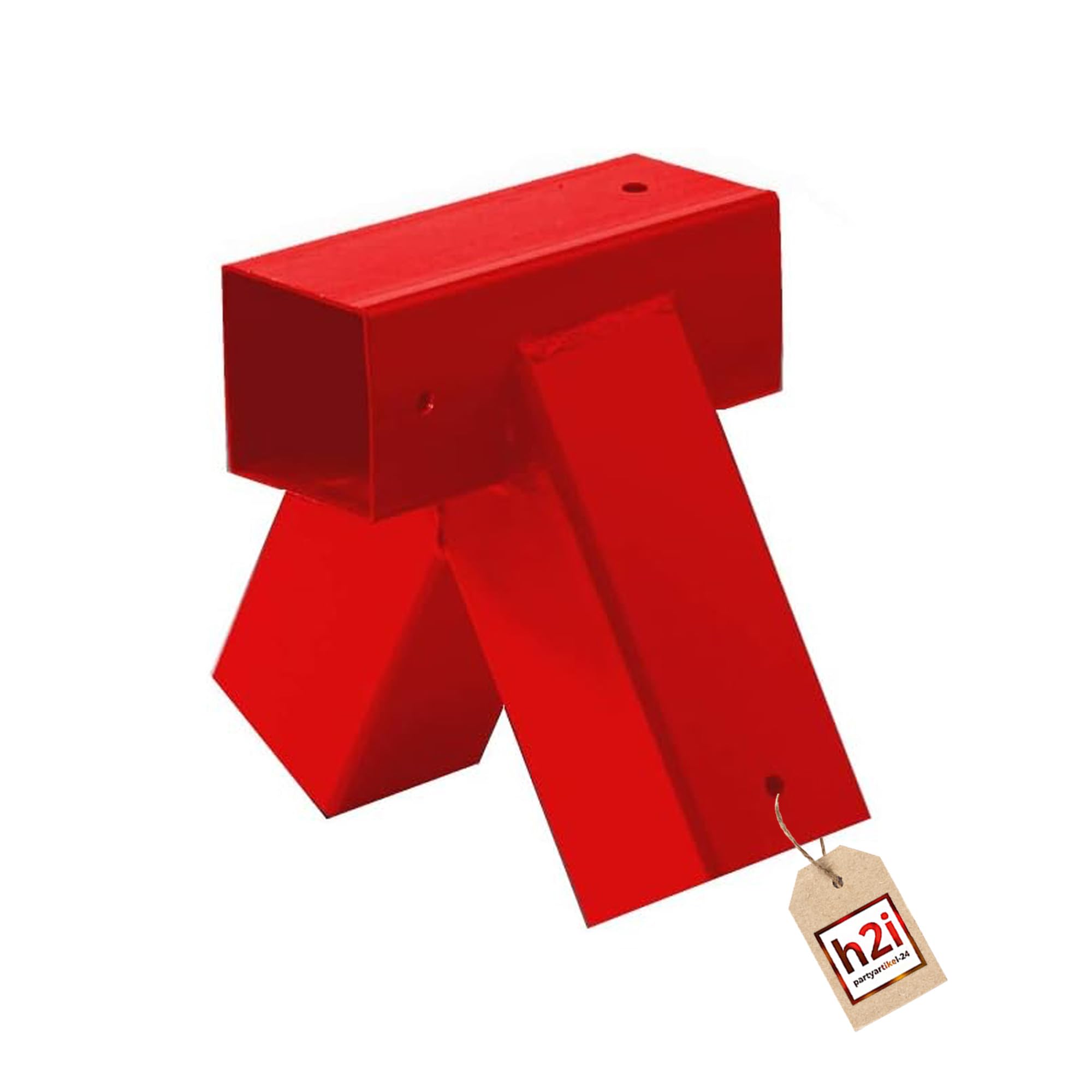 Conector De Balancín De Metal Verde Para Postes De 90x90 Mm – Resistente A La Intemperie, Acero De 2.5 Mm, Ideal Para Columpios Y Estructuras De Madera