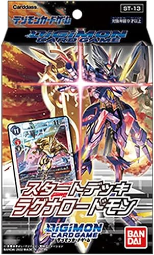 BANDAI NAMCO Entertainment - Juego de cartas Digimon RagnaLoardmon Starter Deck, negro (ST-13)