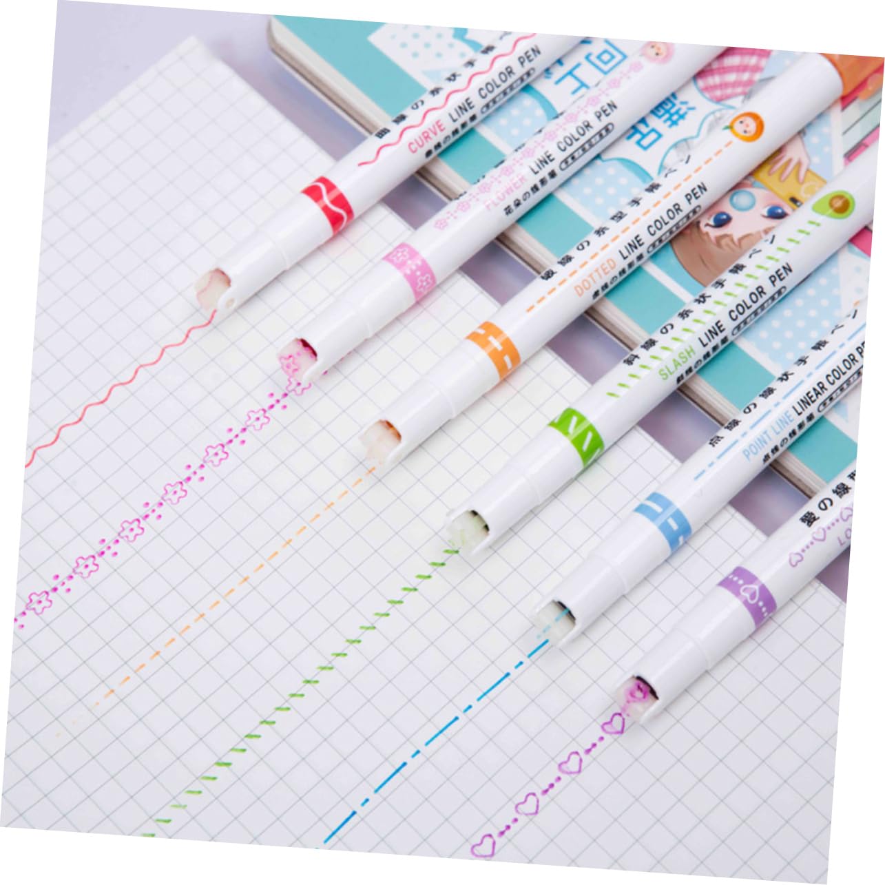 SHINEOFI 18stücke Handgezeichnete Textmarker Stifte Set Pack Schnell Trocknende Marker Für Notizen Journaling Und Projekte Für Schule Und Büro