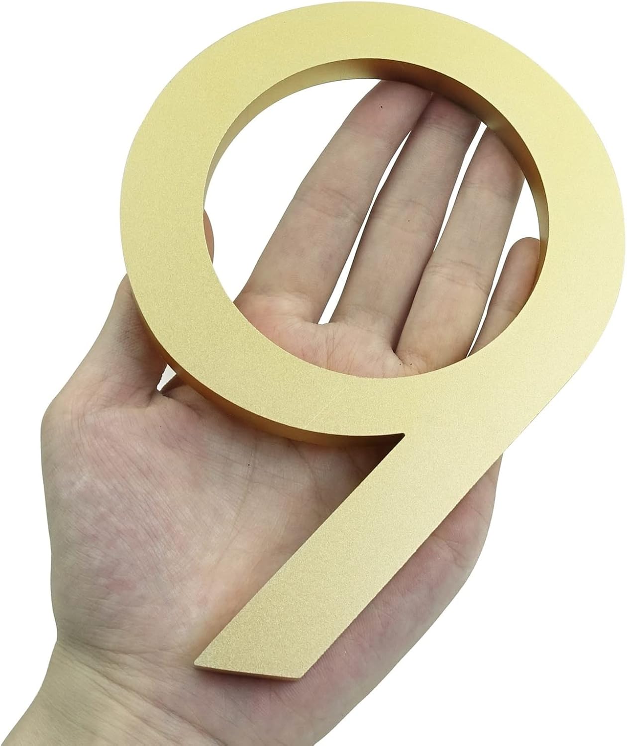 BREAKA 4 Inch 3D Modern Floating House Number, Home Address Zip Code for Patio Mailbox Decoration Digital Signage (Size : 9)