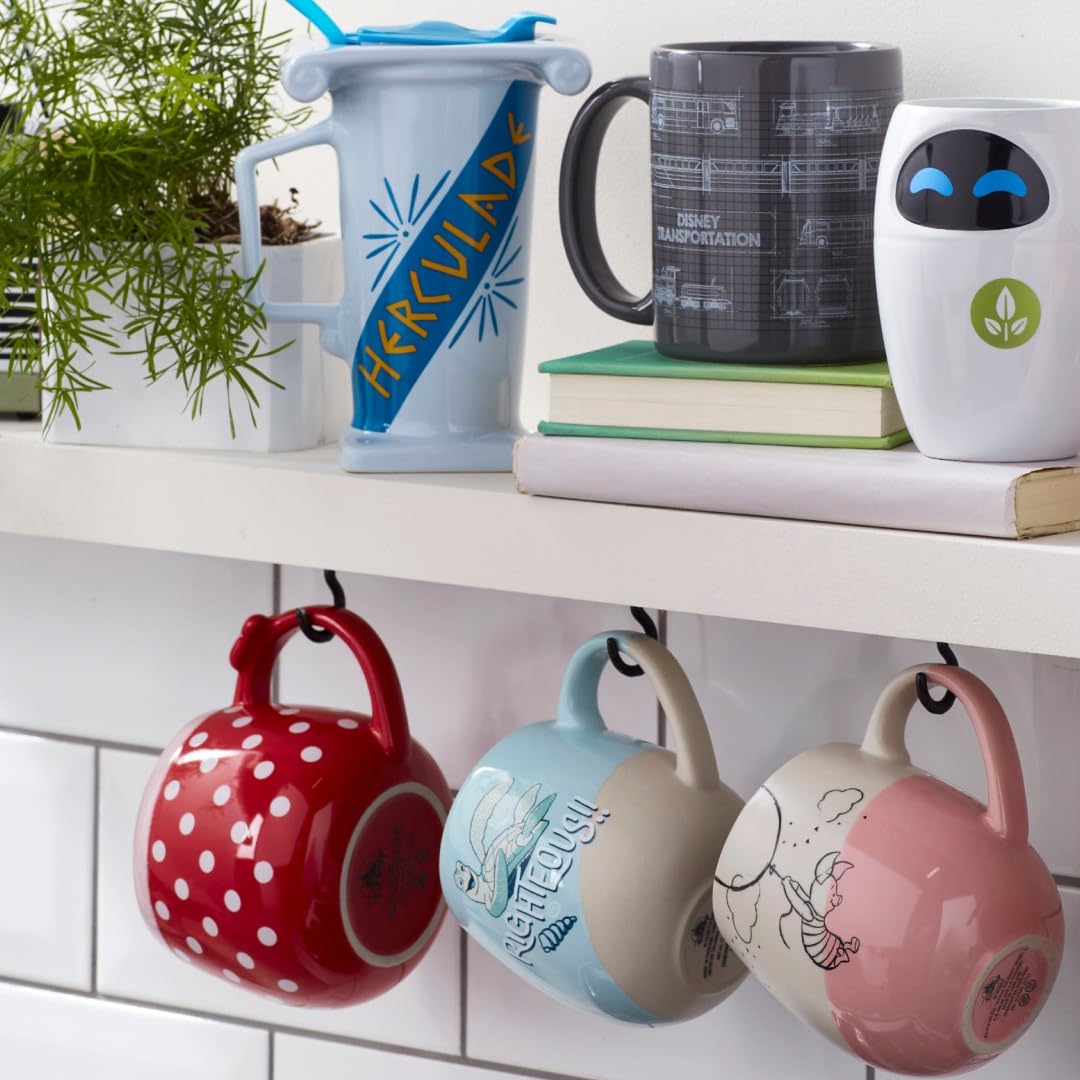 Disney Store Official Crush Mug, Finding Nemo, 485ml, Dishwasher and Microwave Safe, Split Colour Cup with Character Artwork and 'Righteous!!' Wording - Image 3