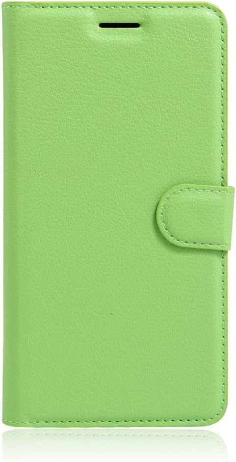 Vanqiang For Blackberry Passport Q30 Leather Case, Personality Solid Color Drop-proof Simple Litchi Phone Protection Sleeve Automatic Sleep Phone Sets for Blackberry Passport Q30 - Green