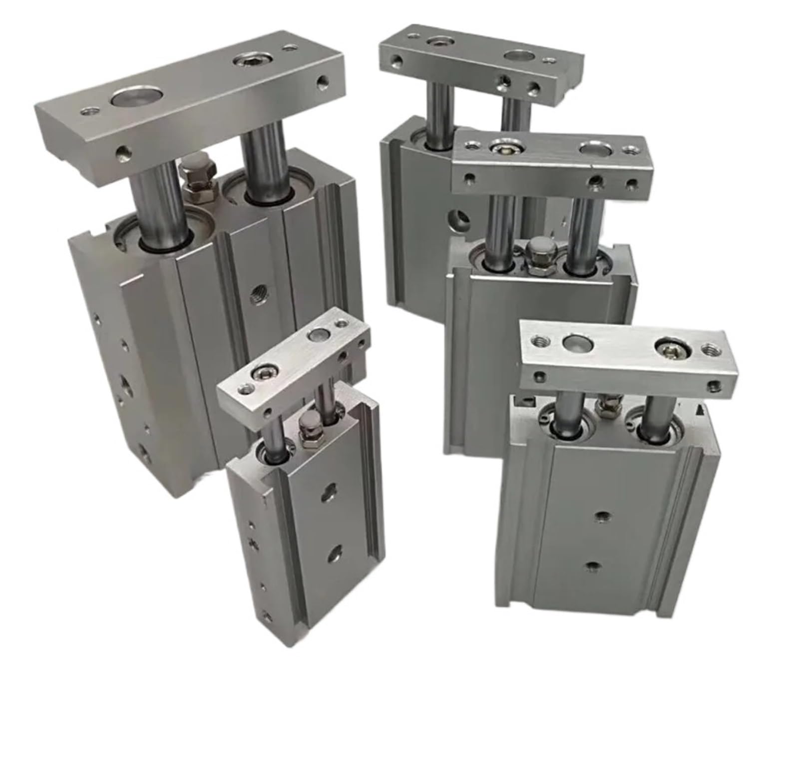 Vérin double tige CXSM Bore 20 pour éviter torsion et déviation