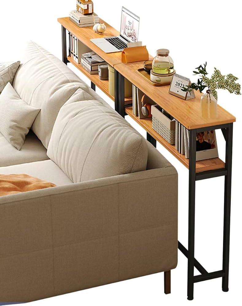Amazon｜KASABULAC 玄関テーブル ソファーテーブル 1段 サイドテーブル