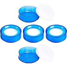 5pcs Cash Counting Finger Moisteners Sponge Pad for Banking and Office Use, Quick Moisturizing Plastic Sponge with Static Reduction for Paper and Important Paperwork Handling