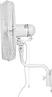 Vista 3 de DURAFAN Ventilador oscilante de montaje en pared para interiores y exteriores de 24" - Blanco