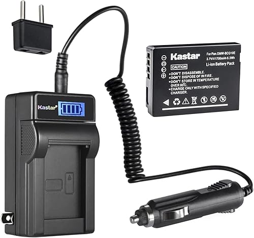 Miniatura 10 de Kastar Paquete de 2 baterías DMW-BCG10 y cargador de CA LCD compatible con Panasonic DMW-BCG10E DMW-BCG10GK DMW-BCG10PP, Panasonic Lumix DMC-ZS20,
