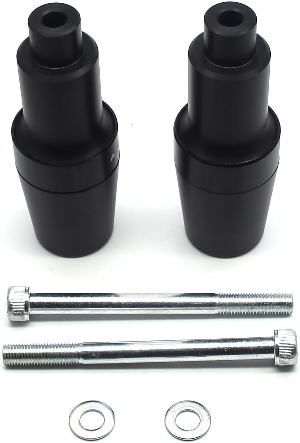 MZS Motorcycle Frame Sliders, Falling Crash Protector Guards No Cut Kits Black Compatible with MT03 MT-03 2015-2024 / MT25 MT-25 2015-2024