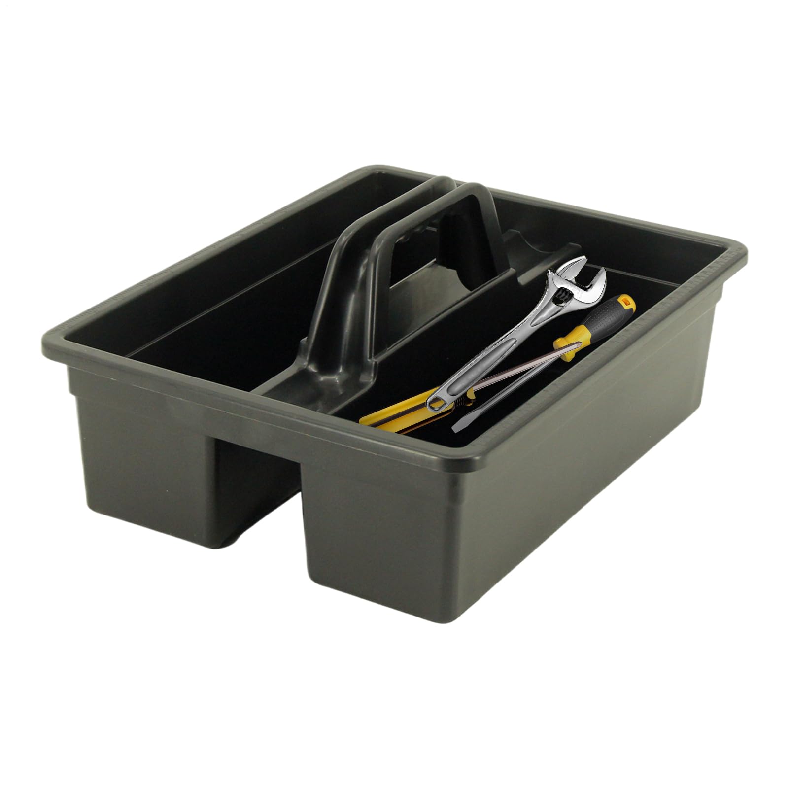 Caddy para Artículos de Limpieza Organizador De Almacenamiento | Cesta organizadora con asa para Maletero, Detallado, Automóvil, Vehículo, Hogar, Baño, Lavandería, Jardín,