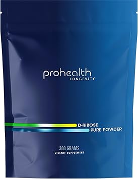 ProHealth D-Ribose 300 Grams Helps Restore + Sustain Energy | Accelerates Tissue Recovery | Helps Muscle Stiffness | Featuring Bioenergy Ribose Clinically Proven, Patent Protected, Quality Assured