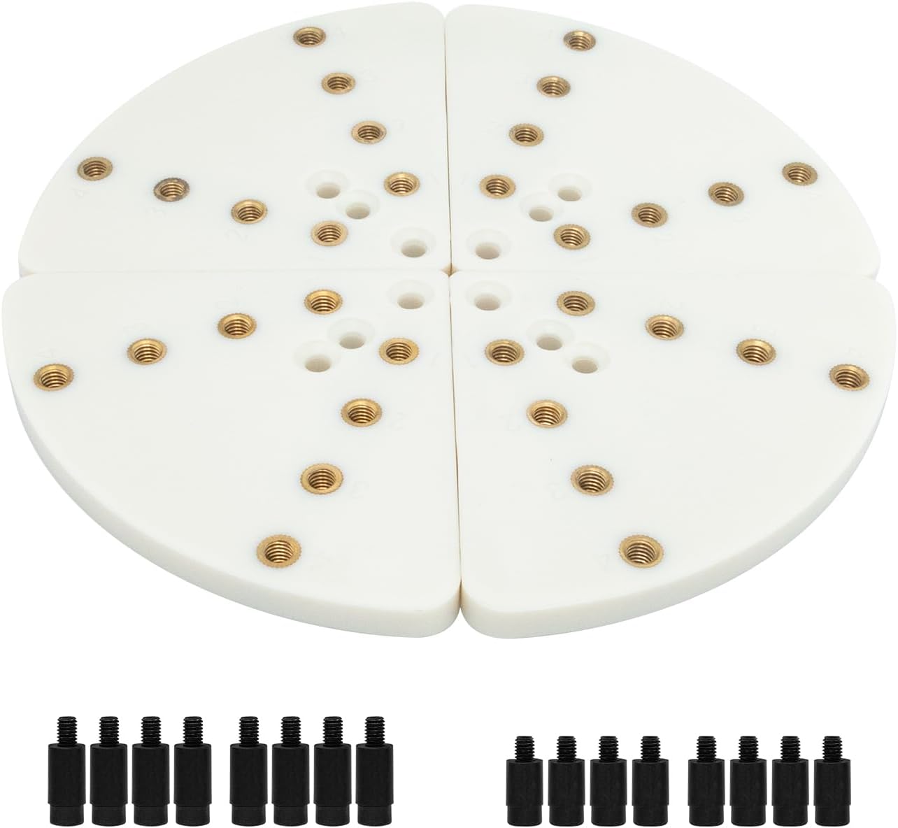 DEEFIINE 8" Cole Jaw for 4 Jaw Wood Lathe Chuck (Flat Jaw)