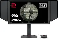 BenQ Monitor de jogos ZOWIE XL2540X+ 24.1 280Hz para eSports, 1080p, nova configuração Fast TN, XL para compartilhar, ajuste de altura alimentado por design de rolamento de nível industrial