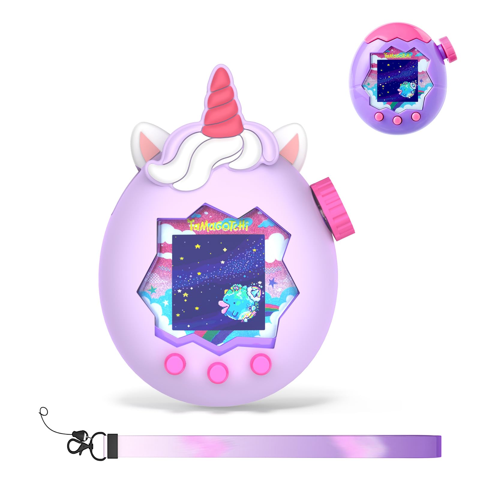 Coque En Silicone Souple Pour Tamagotchi Paradise – Avec Dragonne, Motif Licorne, Antichoc, Anti-rayures