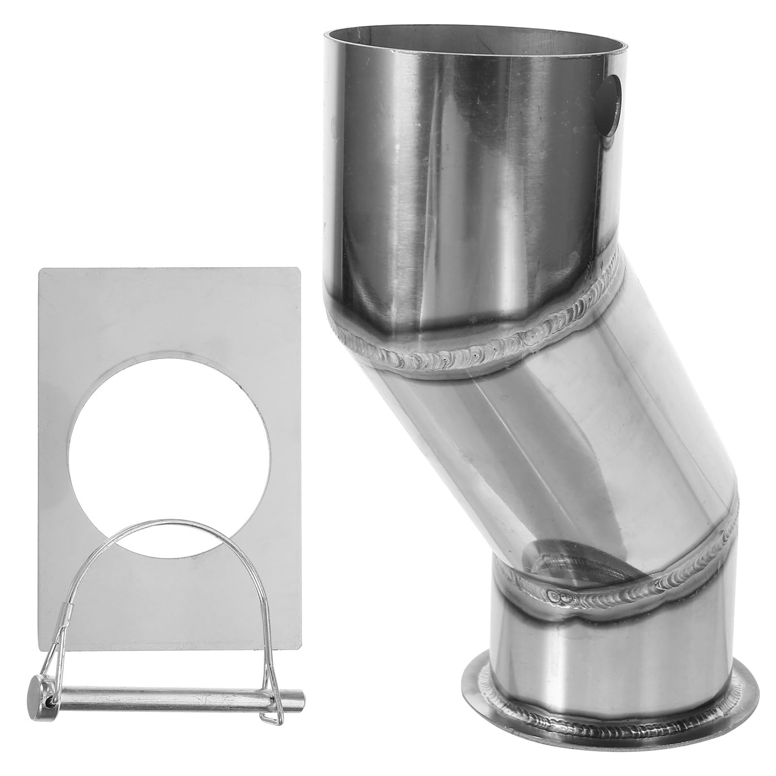 Adaptateur de gouttière pour chaîne de pluie en acier inoxydable kit complet