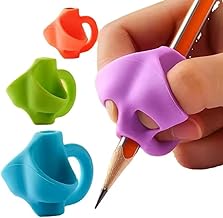 SHANIX IMPEX Pencil Gripper for Kids Writing - 3Pcs Pencil Holder, Pen Holder Or Finger Grip Handwriting Pencil Grip Holder