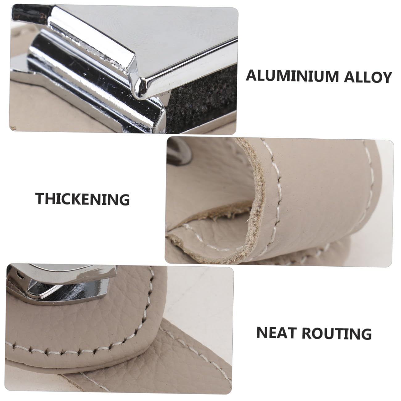 Mikinona 2pezzi Porta Occhiali Da Sole Per Auto Clip e Inossidabile Supporto Per Visiera Organizer Per Occhiali e Carte