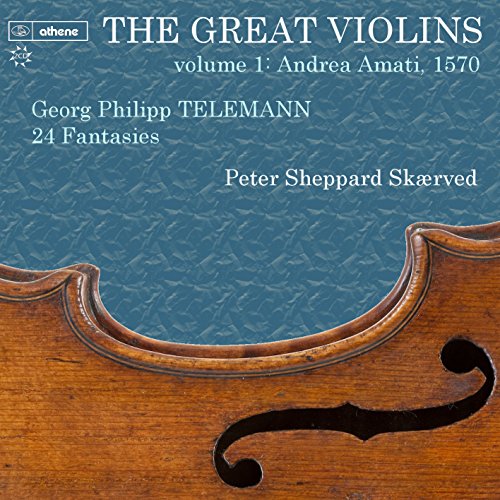 Great Violins 1 - Telemann 24 Fantasies 1570 Amati (2 Cd)