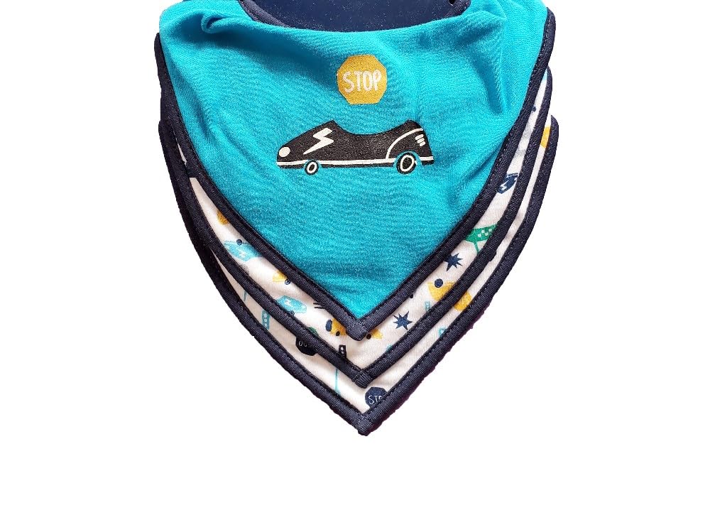 Big Softies 3 Pack Applique & Printed Bibs-image-45