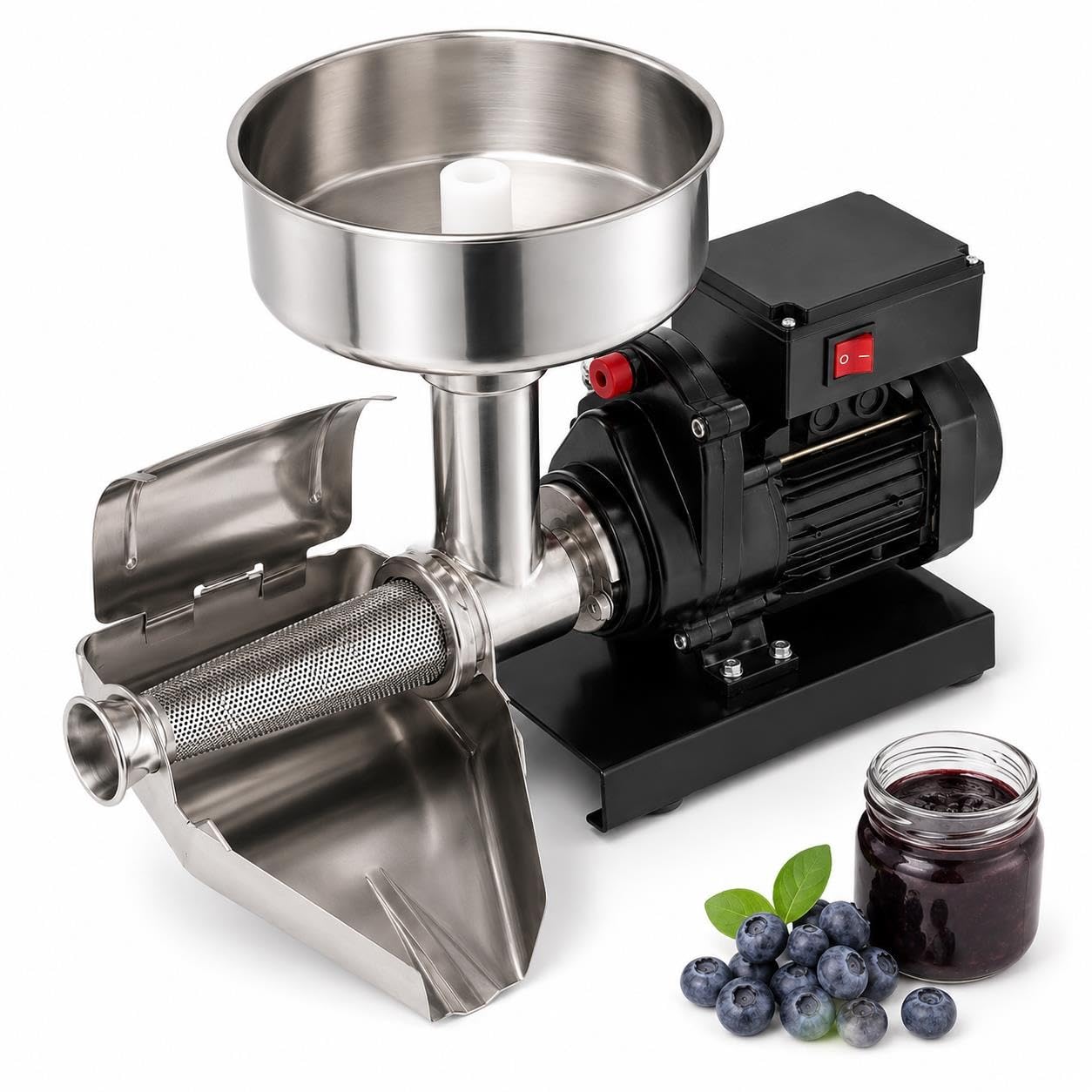 Machine À Sauce Tomate Commerciale, Presse En Acier Inoxydable 450 W