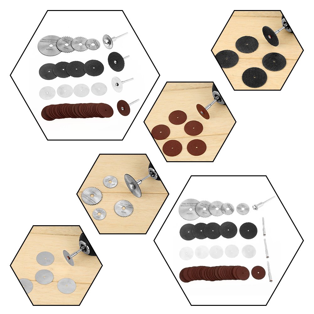 Kit Di Accessori Per Utensili Rotanti, 276 Pezzi, Con Gambo - Foto 12