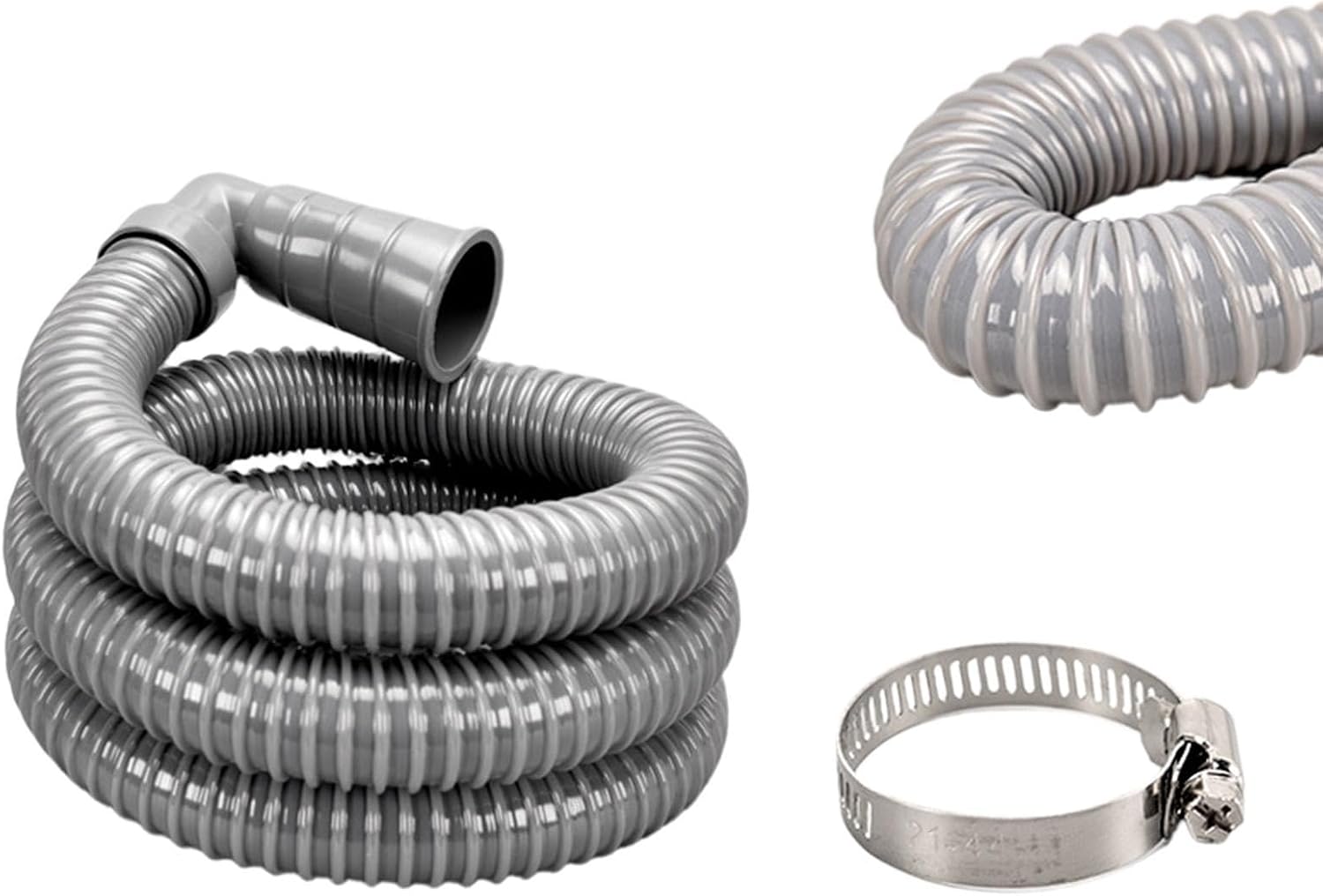 Camper Sewer Hose, Foldable Pipe Line, Leak-Proof RV Dump Hose, for Trailer Motorhome Outdoor Camping Travel Boat Marine