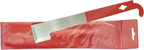 Herramienta multifunción de acero templado de grado profesional (40 + HRC), gancho en J grande para palanca. Elevador de marco y raspador, 10-1/2