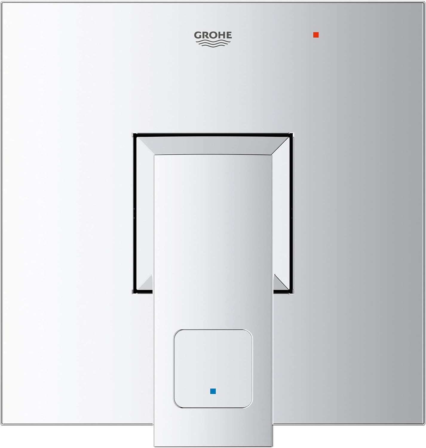 Featured Product GROHE 14469000 Eurocube Pressure Balance Valve Trim with Cartridge, Starlight Chrome