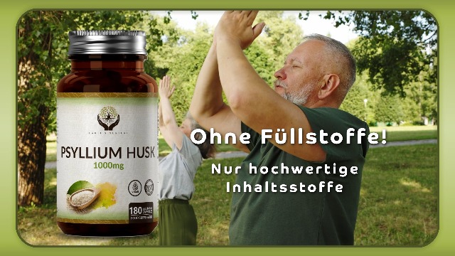 Flohsamenschalen Bio 180 Kapseln - 700mg Hochdosiert Mit 99% Reinheit - 90% Ballaststoffe - Planago Ovato - Psyllium Husk - Abgefüllt Und Kontrolliert In Deutschland - Biotiva - Foto 7