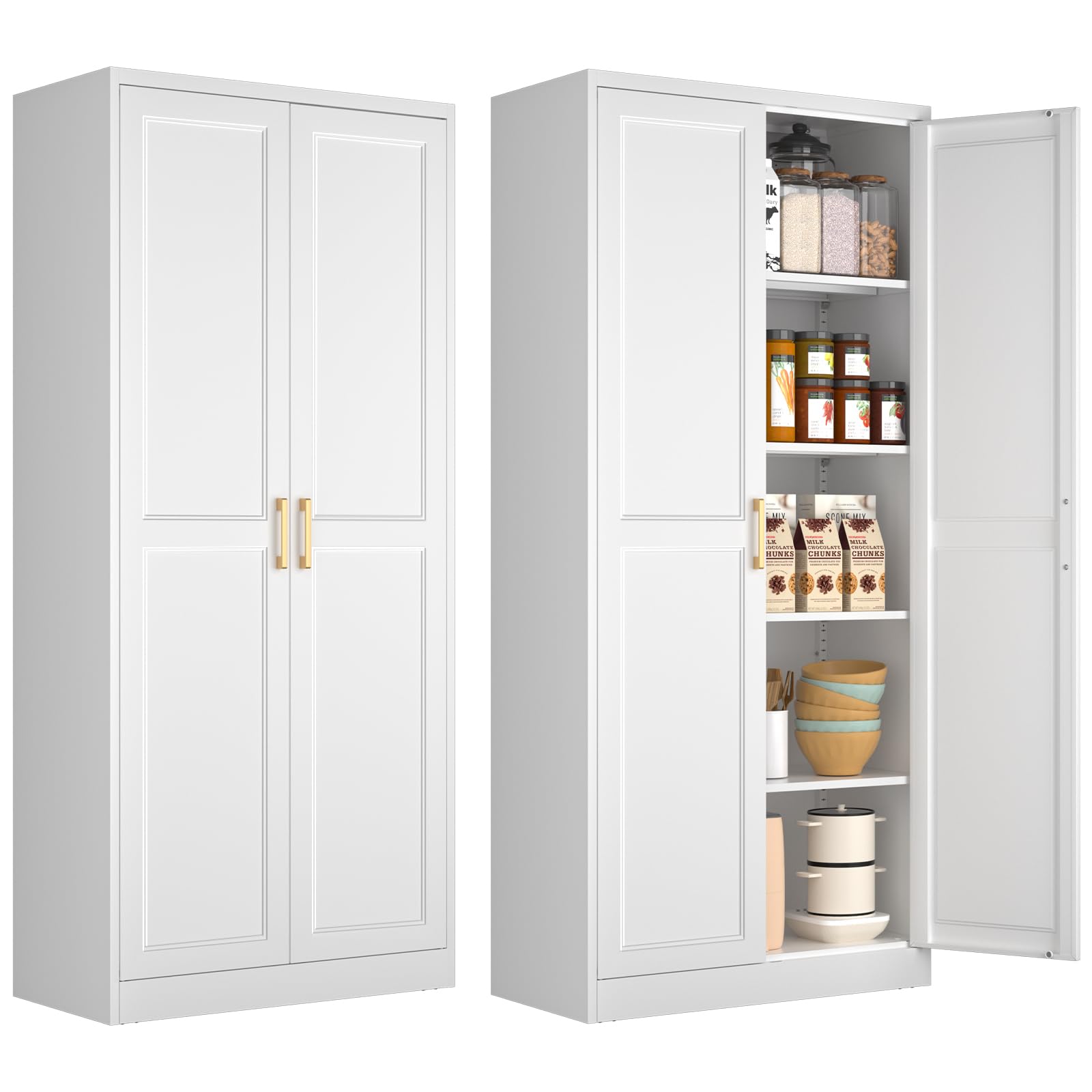 Polup 71 Tall Metal Storage Cabinet
