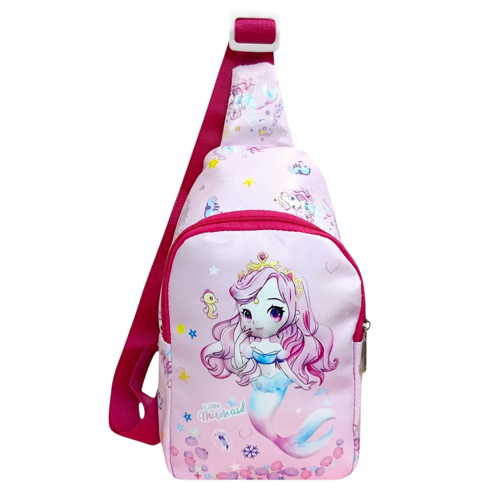 Girls Sling Bag (1 pcs) Shoulder Messenger Crossbody Chest Bag for Travel and Hiking - Cartoon Design Gift, Travel Outdoor Activities Cycling Sling Bag, Cartoon Giffting Bag