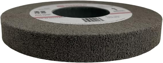 Sungold Abrasives 50043 Sunbrite Countour Brush Silicon Carbide S-VFF 8 Diameter x 1 Thick x 3 Hole, 1 Wheel