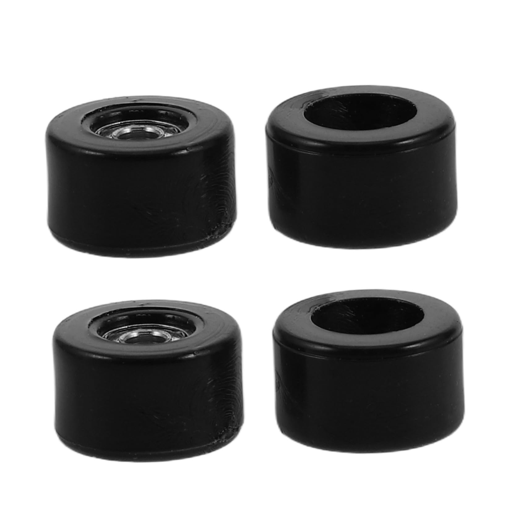 Alasum Finger Skateboard Wheel Accessories 4pcs Fast Rolling Bearings Set Easy to Install for Skateboard
