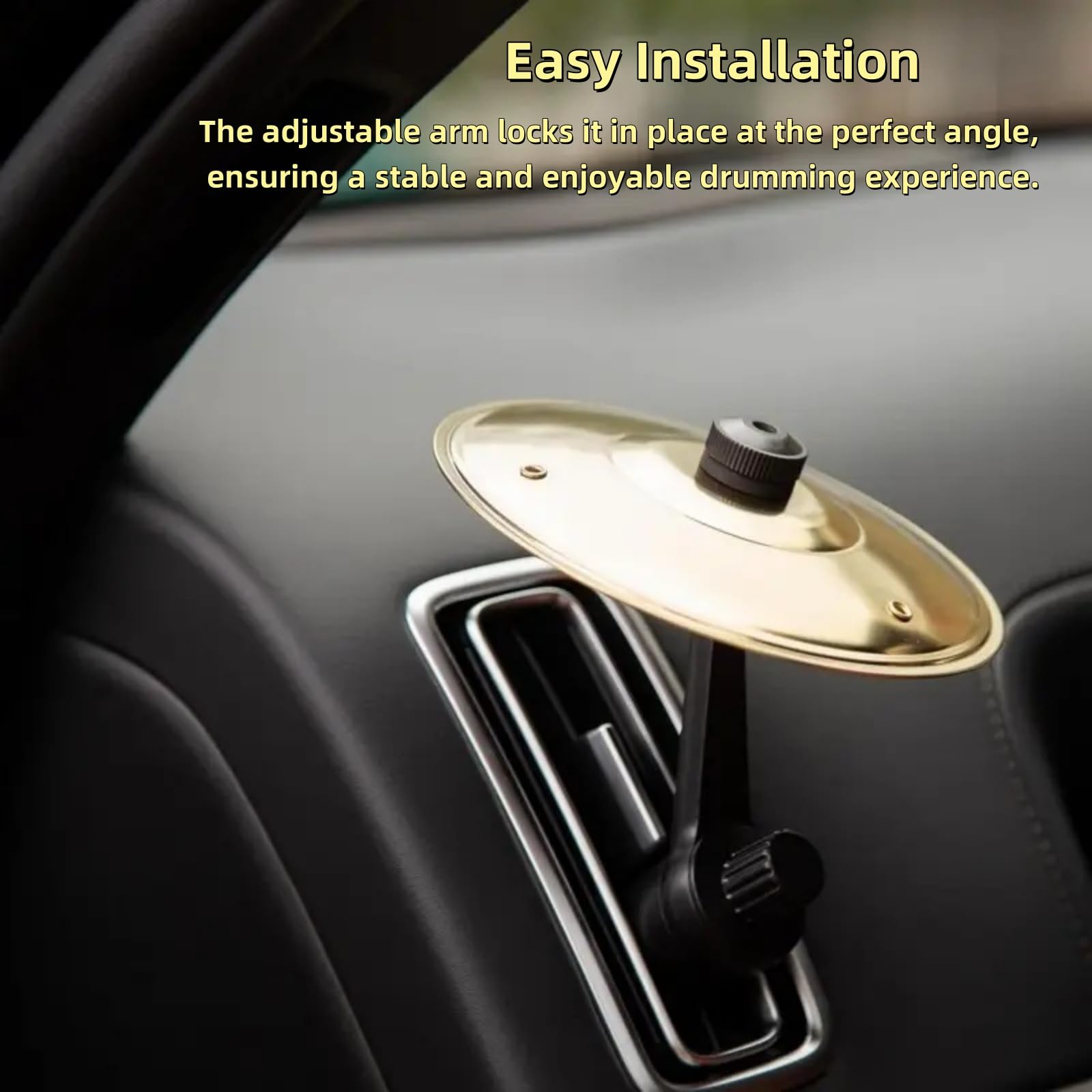Ryfpdml Car Crash Cymbal, Car Cymbal Air Vent - Image 2