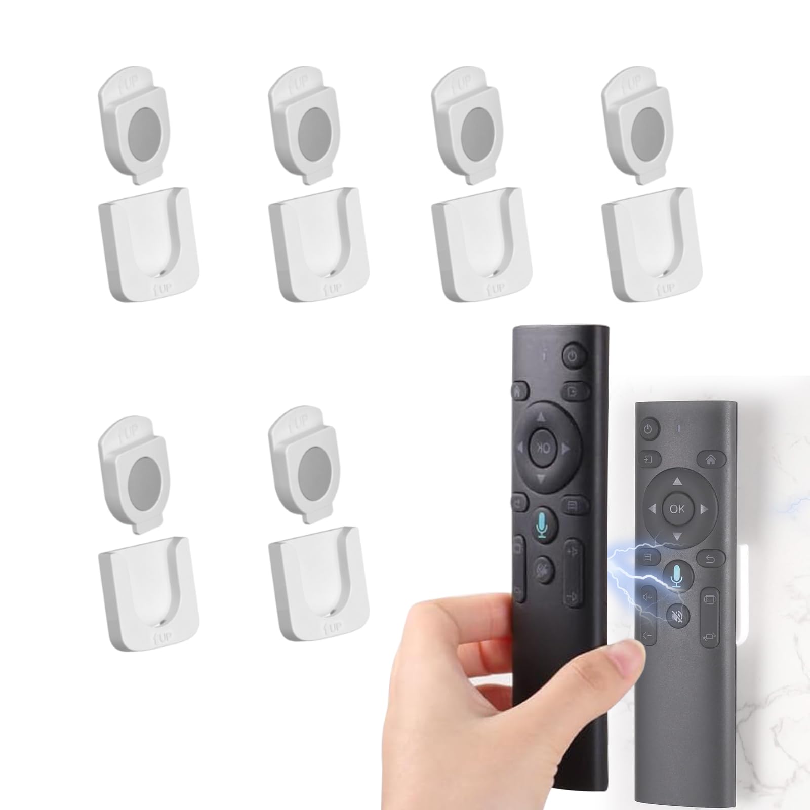 Soporte para Control TV de 6 Piezas,Soporte Magnético para Control ...