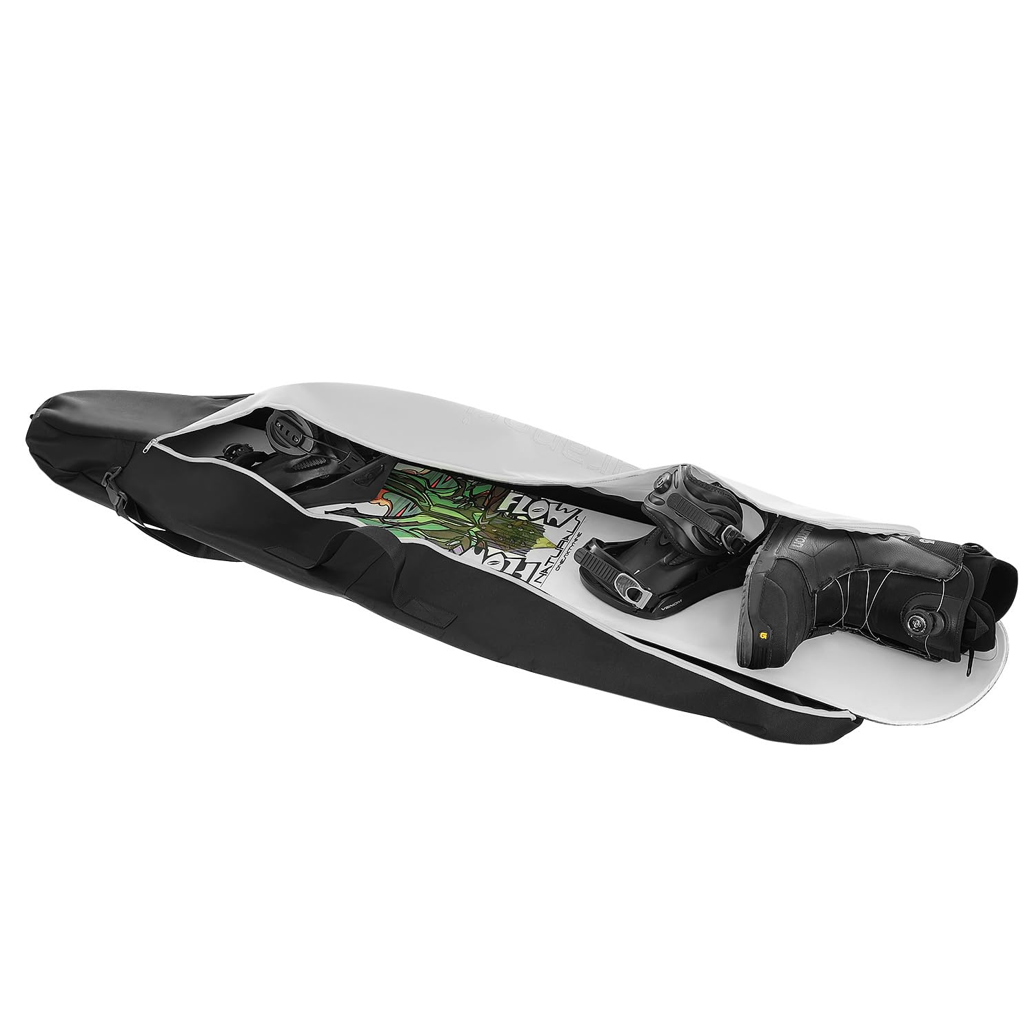 Snowboardtasche | Snowboardrucksack 2-in-1 Tasche für Snowboard mit Bindung bis 150/170 cm – Boardbag mit zusätzlichem Platz für Skihelm und Skischuhe