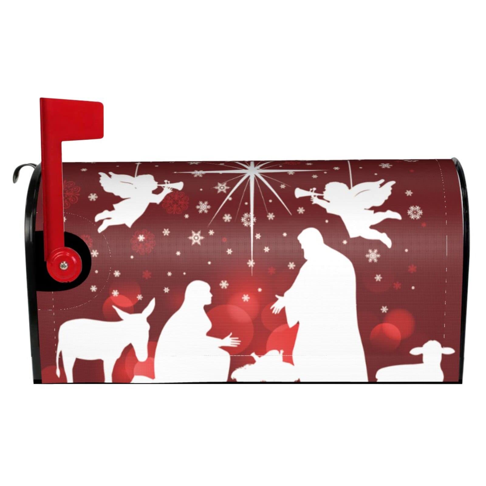 Joyidec Magnetic Mailbox Cover - Waterproof Outdoor Wrap For Standard 21x18 Inch Mailboxes | Seasonal Holiday Decor - View #9