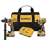 FLEXVOLT ADVANTAGE 20V MAX* Combo Kit with Hammer Drill & Impact Driver, 5.0-Ah, 2-Tool (DCK2100P2)