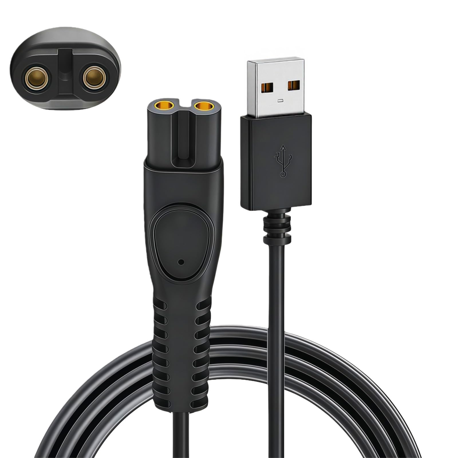 Deummiu 5V Cable for Philips One Blade Charger Compatible with QP2724 QP2834 QP1924 QP4631 QP6542 QP4530, MG7910 MG5910 MG9510 MG9525, X3001 S3341 X3052 and More